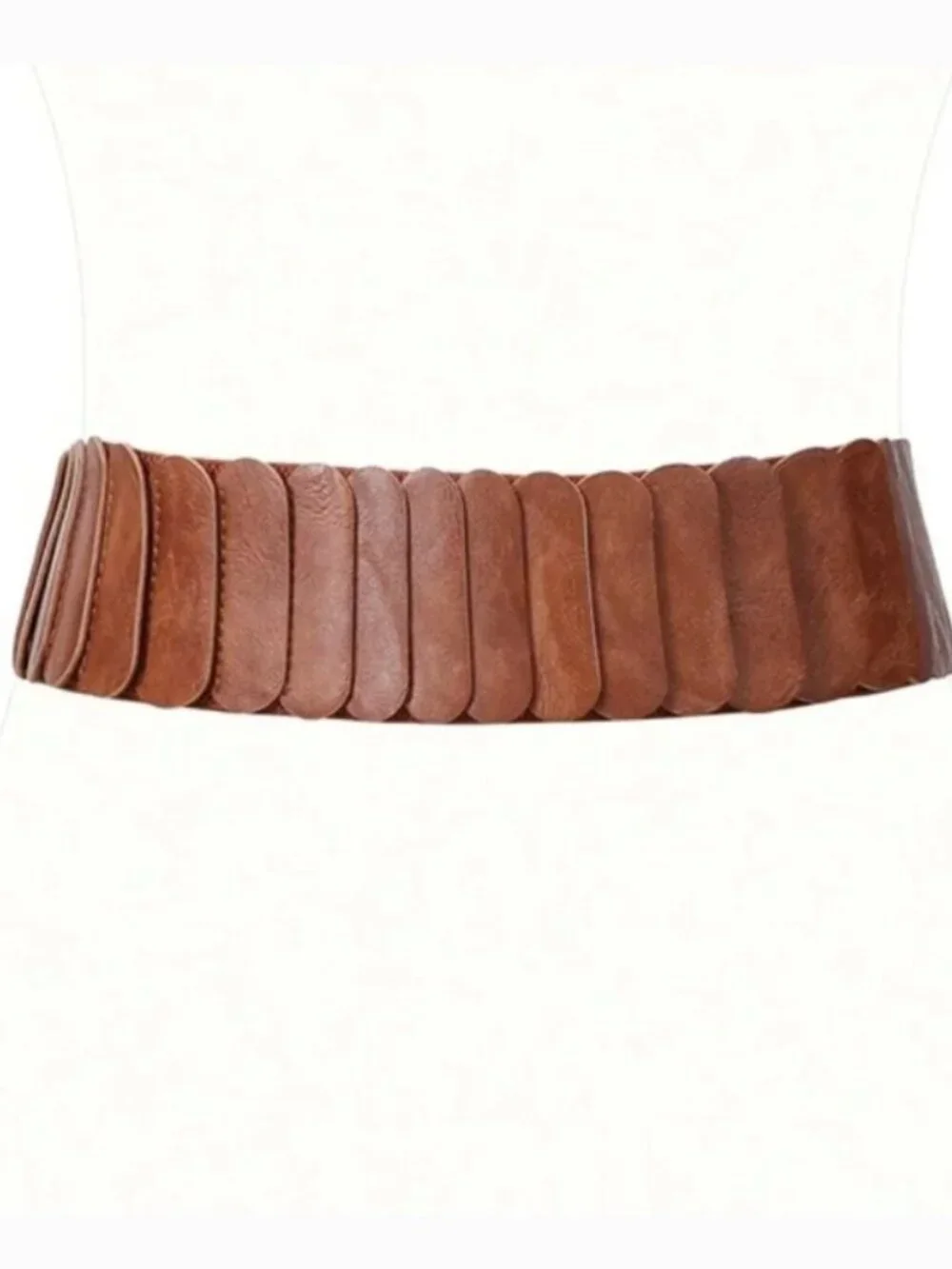 Wide Leather Belt Buckle
